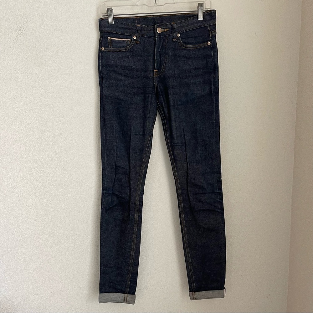 SoSo Dark Wash Japanese Selvedge Skinny Denim Jeans